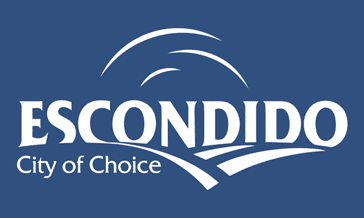 A blue and white logo of the city of condado.
